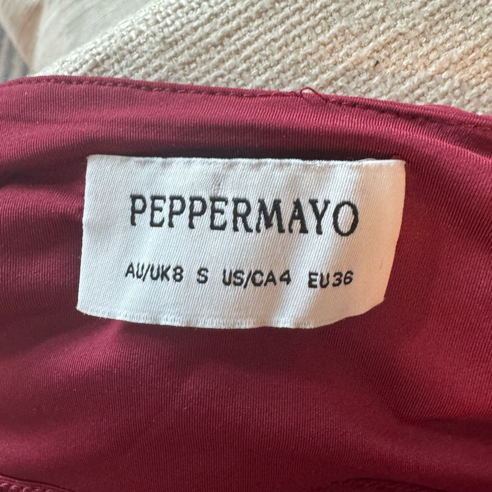 Peppermayo Rich Burgundy Tank Top - Picture 3 of 3